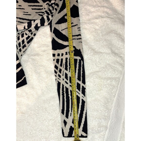 LAYFAYETTE 148 Navy Abstract Silk Blend Long Sleeve Sweater Classy Luxury Preppy - Picture 7 of 9